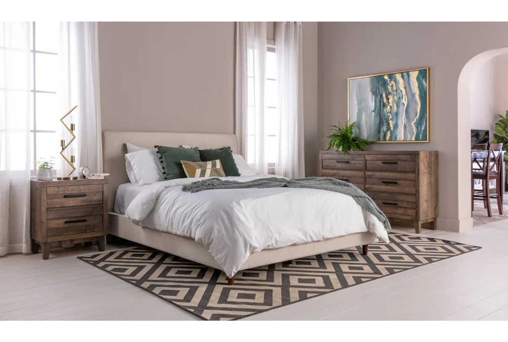 Dean Sand California King Upholstered Panel Bed 8 Dean Sand California King Upholstered Panel Bed - Image 8