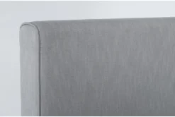 Dean Charcoal California King Upholstered Panel Bed -Home Furniture 102219 grey fabric bed material 58