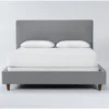 Dean Charcoal Full Upholstered Panel Bed