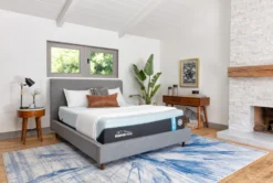 Dean Charcoal Full Upholstered Panel Bed -Home Furniture 102768 grey fabric upholstered panel bed room 22