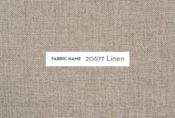 Garten Linen Skirted Dining Side Chairs Set Of 2 -Home Furniture 105476 natural fabric set of 2 dining chairs material 05