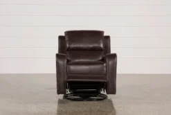 Scorpio Brown Wallaway Swivel Glider Recliner -Home Furniture 107895 2