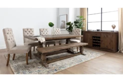 Biltmore Dining Side Chair -Home Furniture 215392 brown fabric side chair room 45