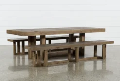 Palazzo 106" Dining With Bench Set For 6