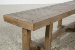 Palazzo 98" Bench -Home Furniture 217347 brown wood dining bench 32