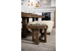 Palazzo 98" Bench -Home Furniture 217347 brown wood dining bench room 10