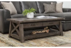 Jaxon Grey Lift-Top Coffee Table With Storage -Home Furniture 218097 grey wood coffee table room 44