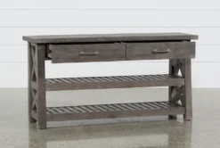 Jaxon Grey Console Table -Home Furniture 218100 grey sofa table 3 1