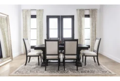 Chapleau II Arm Chair -Home Furniture 236905 black wood dining chair room 32