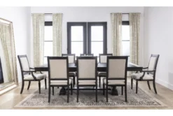 Chapleau II Arm Chair -Home Furniture 236905 black wood dining chair room 34