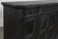 Chapleau II 72" Server -Home Furniture 236908 black wood server detail 06