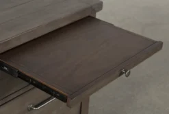 Jaxon Grey 28" 2 Drawer Nightstand -Home Furniture 241124 grey wood nightstand 5