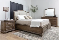 Chapman 8 Drawer Dresser -Home Furniture 242797 brown wood dresser room 09