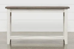 Dixon Console Table -Home Furniture 243743 white wood sofa table detail 03