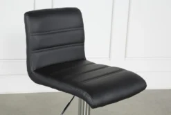 Mowry 33" Adjustable Bar Stool -Home Furniture 244319 black multimedia barstool detail 5