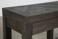 Harrison Console Table -Home Furniture 244423 brown wood sofa table detail 05