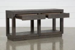 Harrison Console Table -Home Furniture 244423 brown wood sofa table storage 03