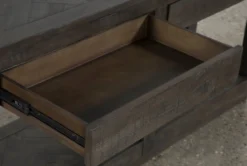 Harrison Console Table -Home Furniture 244423 brown wood sofa table storage 04