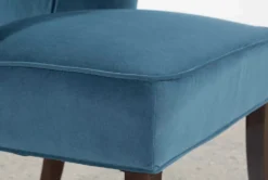 Krista Blue Accent Chair -Home Furniture 244479 blue fabric accent chair 3