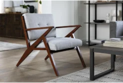 Kendrick Stone Accent Chair -Home Furniture 244489 natural fabric accent chair room 83