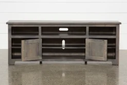 Santa Clara 70" TV Stand 11 Santa Clara 70" TV Stand -Home Furniture 244759 grey wood tv stand detail 03