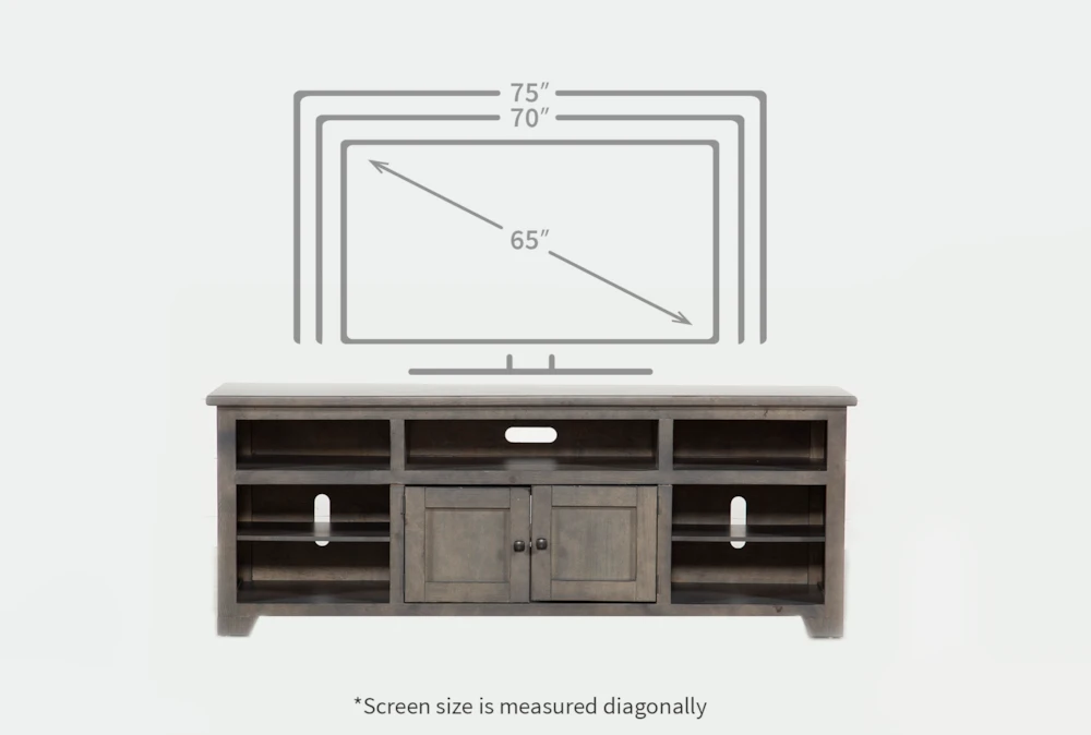 Santa Clara 70" TV Stand 2 Santa Clara 70" TV Stand - Image 2