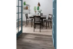 Sutton Brown 48" Square Counter Table -Home Furniture 245034 grey wood counter dining table room 05