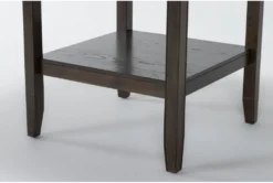 Sutton Brown 48" Square Counter Table -Home Furniture 245034 grey wood dining table details 46.jpg