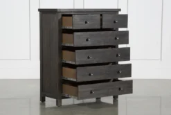 Larkin Espresso Chest -Home Furniture 246541 brown wood chest storage 03