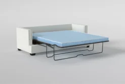 Kiara II 90" Queen Sleeper -Home Furniture 246692 natural fabric sleeper detail 46