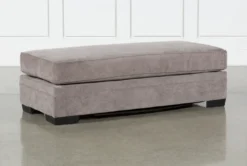 Delano Charcoal 60" Cocktail Ottoman