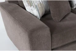 Parker II Chenille 75" Loveseat -Home Furniture 246910 brown fabric loveseat detail 44