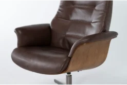 Amala Brown Leather Reclining Swivel Chair With Adjustable Headrest 20 Amala Brown Leather Reclining Swivel Chair With Adjustable Headrest -Home Furniture 246953 brown leather accent chair detail 41