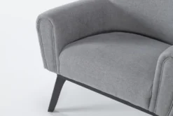 Lounge Grey Accent Chair -Home Furniture 247281 grey fabric accent chair detail 44