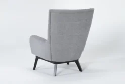 Lounge Grey Accent Chair -Home Furniture 247281 grey fabric accent chair side 19