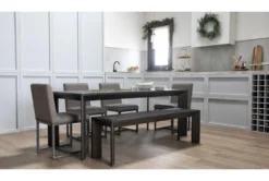 Sandro 63" Bench -Home Furniture 248364 black wood dining bench room 32