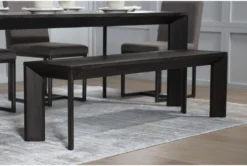 Sandro 63" Bench -Home Furniture 248364 black wood dining bench room 33