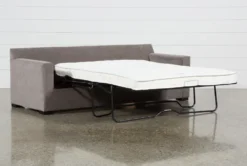 Taren II Reversible 93" Sofa/Chaise Sleeper With Storage Ottoman -Home Furniture 248436 brown fabric sleeper sleeper 02