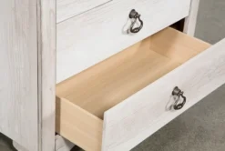 Cassie Chest Of Drawers -Home Furniture 248623 natural wood chest hardware 04
