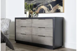 Bayliss 6 Drawer Dresser -Home Furniture 248769 black wood dresser room 36