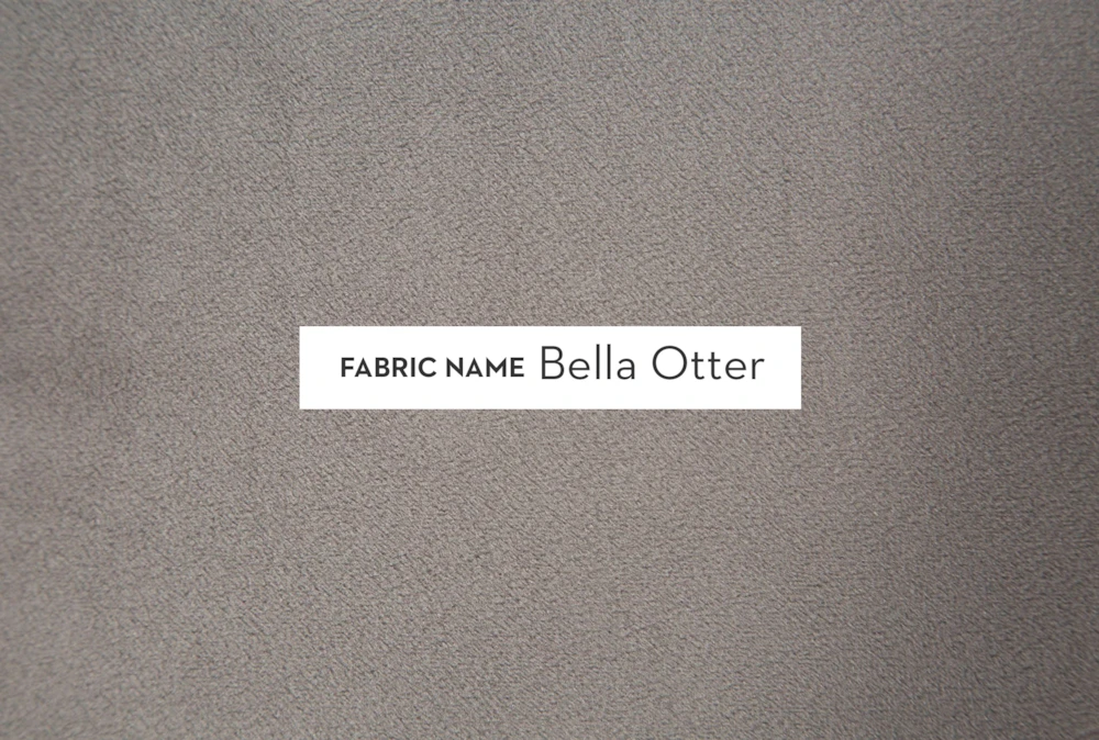 Lodge 52" Velvet Otter Ottoman 5 Lodge 52" Velvet Otter Ottoman - Image 5