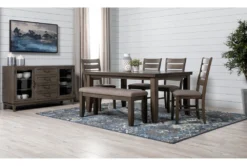 Ashford II 48" Bench 13 Ashford II 48" Bench -Home Furniture 249052 grey wood dining bench room 16