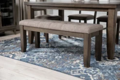 Ashford II 48" Bench 14 Ashford II 48" Bench -Home Furniture 249052 grey wood dining bench room 17