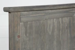 Summit Grey Twin Bookcase Daybed Bed With 2-Drawer Captains Trundle -Home Furniture 249088 grey wood bed detail 07