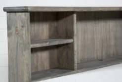 Summit Grey Full Bookcase Daybed Bed With 2-Drawer Captains Trundle -Home Furniture 249090 grey wood bed feature 05