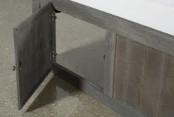 Summit Grey Full Bookcase Daybed Bed With 2-Drawer Captains Trundle -Home Furniture 249090 grey wood bed feature 06