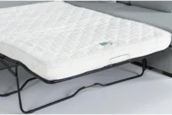 Aspen Tranquil Foam Modular 2 Piece Sleeper 108" Sectional With Right Arm Facing Armless Chaise -Home Furniture 249317 blue fabric sectional detail 44