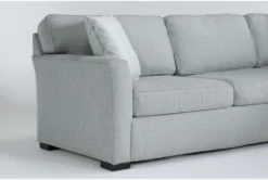 Aspen Tranquil Foam Modular 2 Piece Sleeper 108" Sectional With Right Arm Facing Armless Chaise -Home Furniture 249317 blue fabric sectional detail 46