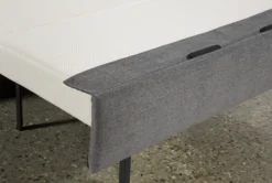 Mackenzie Charcoal 74" Queen Sofa Sleeper -Home Furniture 249507 grey fabric sleeper mattress 04