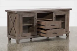 Jaxon Grey 68" TV Stand With Glass Doors 10 Jaxon Grey 68" TV Stand With Glass Doors -Home Furniture 249579 grey wood media console storage 03
